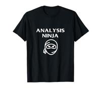 Análisis Ninja Funny Data Analista financiero Comercial Broma Camiseta