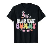 Analista de comportamiento Bunny Easter Day Groovy Family Matching Camiseta