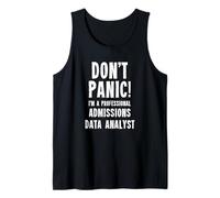 Analista de Datos de admisión Camiseta sin Mangas