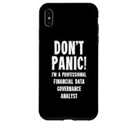 Analista de Gobierno de Datos Financieros Carcasa para iPhone XS MAX