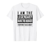 Analista de Marketing Nacido Cumpleaños Gerente de Marketing Camiseta