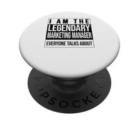 Analista de Marketing Nacido Cumpleaños Gerente de Marketing PopSockets PopGrip Adhesivo