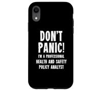 Analista de Políticas de Salud y Seguridad Carcasa para iPhone XR