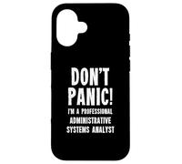 Analista de Sistemas Administrativos Carcasa para iPhone 16