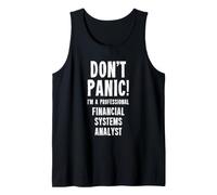Analista de Sistemas Financieros Camiseta sin Mangas