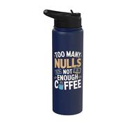 Analítica de datos Ingeniería de datos Chiste divertido analista de datos Stainless Steel Insulated Water Bottle