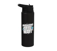 Analítica de datos Ingeniería de Datos Funny Data Analyst Stainless Steel Insulated Water Bottle