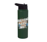 Analítica de datos Ingeniería de Datos Funny Data Analyst Stainless Steel Insulated Water Bottle