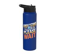 Analítica de datos Ingeniería de Datos Funny Data Analyst Stainless Steel Insulated Water Bottle