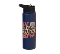 Analítica de datos Ingeniería de Datos Funny Data Analyst Stainless Steel Insulated Water Bottle
