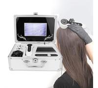Analizador Capilar Para DiagnóStico De La Piel - Microscopio Digital Con Carga 50X/200X Para Detector De FolíCulos Paliativos - Pantalla Lcd De 7 Pulgadas - Para Hogar, SalóN De Belleza Y Spa