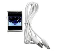 Analizador de audio estéreo LCD para visualización de espectro y seguimiento de nivel de sonido en vehículos y espacios residenciales, operación USB 5V