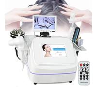 Analizador de Cabello de Diagnóstico de Piel,Detector De Cuero Cabelludo Con Pantalla Lcd 7 En 1,Detector De FolíCulos Pilosos Del Cuero Cabelludo Con Microscopio Digital,Con 7 Asas Y Doble Pantalla