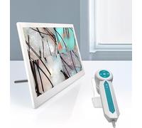 Analizador de Cabello para Diagnóstico de Piel, Con Mango Multifunción, 3 Espectros, Almacenamiento De Imágenes, Detección HD, Foto Y Congelación, Adecuado For El Hogar, Salón De Belleza O Spa.