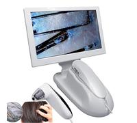 Analizador De Cabello Para DiagnóStico De Piel, Detector De FolíCulos Pilosos Del Cuero Cabelludo De 11 Pulgadas Hd, Analizador De Piel Digital Profesional 50X 200X Detector De Humedad De Aceite
