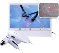 Analizador de Cabello para Diagnóstico de Piel, Detector de piel y humedad facial con lentes HD de 50X y 200X.