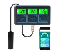 Analizador de calidad del agua 7 en 1 para piscina wifi, pH/ORP/sal/TDS/temperatura, enchufe, alta precisión