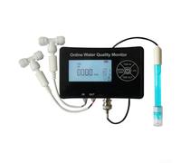 Analizador de calidad del agua en línea Multi Parámetro pH-TDS Conductividad Humedad Temperatura Probador Alta Precisión Portátil para Hogar Hospital Piscina 115x70x18mm Recargable in (A)