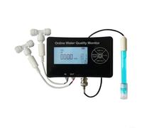 Analizador de calidad del agua en línea QT-01 para pH/TDS/conductividad/temperatura, 0-9999ppm, precisión ±0.05 pH, portátil para piscina/hogar (B)