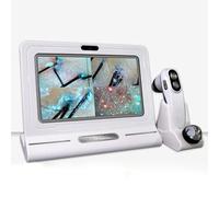 Analizador de cuero cabelludo y piel LCD profesional de 11 pulgadas, Detector de microscopio Digital, lupa, Detector de cuero cabelludo y espinillas