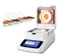 Analizador de equilibrio de humedad con pantalla táctil, precisión de 0,001 g, calentamiento rápido para control de calidad en laboratorios