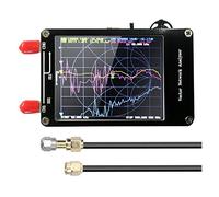 Analizador de espectro, 4.3 pulgadas VNA-F V2 Analizador de red vectorial IPS LCD Monitor S-A-A-2 Analizador de antena onda corta HF VHF UHF Analizador de red(50KHz-900MHz)