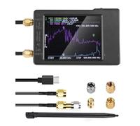Analizador de espectro, Analizador de antena de red vectorial de VNA-H, 10KHz-1,5 GHz, MF, HF, VHF, UHF con carcasa, ranura for tarjeta SD, compatible con probador de VNA-H Digital de 32G