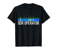 Analizador de espectro con pantalla de cascada SDR Funny HAM Radio Camiseta