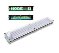 Analizador de Espectro de Audio, Ecualizador de Audio con Pantalla, Luz Indicadora LCD, 10 Modos, 15 Bandas, Ecualizador de Espectro Musical de Doble Canal de 20 a 20 Khz para