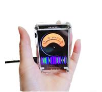 Analizador de espectro de audio, nivel de música controlado por voz, medidor VU de 2.4 pulgadas, HD, LCD, simulación de color real, soporta 10 modos de visualización disponibles