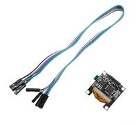 Analizador de espectro de música estéreo de 0.96 pulgadas para pantalla OLED, indicador de nivel de audio, medidor VU, 8 modos de visualización, doble canal STM32F4 (sin caja)