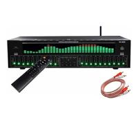 Analizador de espectro musical, ecualizador digital de 31 bandas, ecualizador gráfico estéreo, decodificación de audio digital coaxial óptico Bluetooth 5.4, reducción de ruido, para estudio de