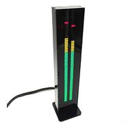 Analizador de espectro musical LED AS60 con pantalla de 60 segmentos de doble canal y medidor VU para visualización de nivel de audio en tiempo real y monitoreo de sonido