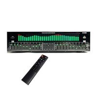 Analizador de espectro musical LED, ecualizador digital de 31 bandas, con reducción de ruido, analizador, decodificación de audio digital coaxial óptico Bluetooth 5.4, para músicos entusiastas del