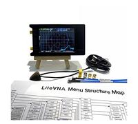 Analizador de espectro Probador vectorial VNA-64 50K Hz ~ 6.3GHz VNA 3.9 Analizador de red de vectores de pantalla táctil 5icnh HF VHF UHF Actualización del analizador de antena de NAN ovna