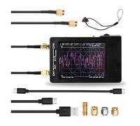 Analizador de espectro, Vector Network Analyzer 50kHz-900MHz Pantalla digital Tocando la pantalla corta MF HF VHF UHF Analizador de antena onda estacionaria
