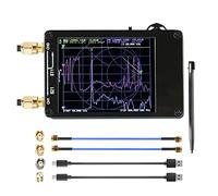 Analizador de espectro, VNA 10K Kit de analizador de red vectorial Hz-1.5Ghz MF HF VHF UHF 2.8" Analizador de antena Medición del analizador de espectro VNA(VNA)