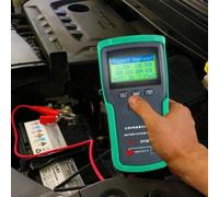 Analizador de estado de batería de coche y camión con medición de amperios de arranque en frío y evaluación del proceso de carga