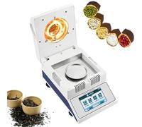 Analizador de humedad automático por calentamiento halógeno, medidor digital de humedad para granos con 2 modos de secado, interfaz RS232, rango de temperatura de 60-160 °C(50g/0.002g)