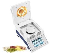 Analizador de humedad con 0,001 g de alta precisión, calentamiento rápido de 60 a 200 °C, temporizador de 1 a 99 minutos, 2 modos de secado, probador digital de humedad de laboratorio para alimentos