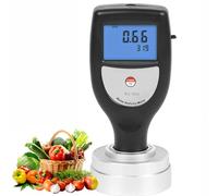 Analizador de humedad digital portátil, medidor de actividad acuática con pantalla LCD retroiluminada de 6 dígitos, probador de medición preciso para alimentos, productos secos, especias, granos