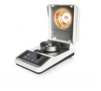 Analizador de humedad halógeno 110 g/0,001,005,01 g Pantalla táctil alta temperatura 160 °C Conectividad USB y RS232 Probador de cumplimiento(GS110A)