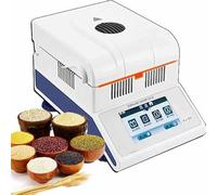 Analizador de humedad halógeno de laboratorio, precisión 0,001/0,002/0,005 g, capacidad 50/100 g, calentamiento con lámpara halógena de alta or caucho/té/granos/alimentos(50g/0.005g)