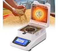Analizador De Humedad - Legibilidad Del 0,01%, Capacidad De Muestra De 120 g, Pantalla Táctil De 5 Pulgadas + 3 Opciones De Apagado, Para Alimentos Y Materiales, Con Interfaz RS-232 C-1201