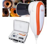 Analizador de iris de cámara de iridología, cámara de detección de iris USB de 5.0 MP, alta resolución 2560 x 1920, software de análisis de iridología por computadora para evaluación de la salud