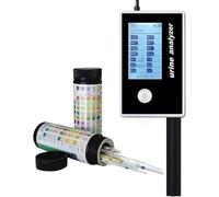 Analizador de orina portátil con 100 tiras de prueba, análisis de 14 parámetros para uso doméstico, hospital y clínica