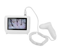 Analizador de Pelo de la Piel, 5 en 50X/200X Lente escáner Digital Detector Cuero Cabellado escáner Recargable detección de Humedad Aceite folículo piloso Cuero Cabellado probador pigmentos Piel(EU)