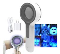 Analizador De Piel Con LáMpara Woods, Analizador De Aumento Profesional, Detector De Piel Recargable Para El Cuidado Del Hogar, 16 Fuentes De Luz Led, Sin Necesidad De Precalentar