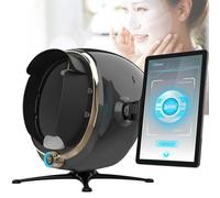 Analizador de piel facial para salón, A6 AI Professional Skin Analyzer - Detección facial de alta resolución con imágenes de 8 espectros para una evaluación precisa de la piel(Black,13.3 in)