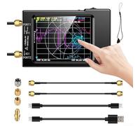 Analizador de red vectorial NanoVNA-F V2, analizador de antena de 50 KHz-3 GHz, radio aficionada, HF, VHF, UHF, pantalla de 4,3 pulgadas, medición de batería, parámetros S, gráfico de retardo de fase